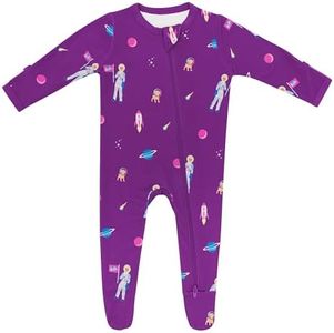 KYTE BABY Zippered Footie in Barbie™ Astronaut