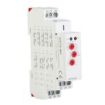 Pupilash GRT8-A2 Delay On Time Relay, Electronic AC/DC 12V-240V Delay Relay Multifunctional Delay 10 Functions DIN Rail Mount with CE Certificate