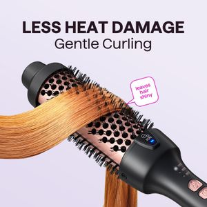 Wavytalk 38mm Thermal Hair Brush – Rose Gold Styling Tool
