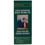 AHCS Sterile Acupuncture Needles For Single Use Transparent (0.25X40)