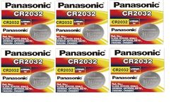 MICROUSB Compatible with Panasonic Lithium Coin Battery 3v - Provide Long Lasting Power in a Variety of Devices,from keyless-Entry fobs to Toys (CR2032, Pack of 6)