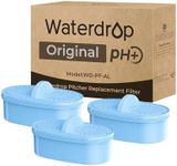 [Original] Waterdrop Alkaline Water Filter Replacement for All Waterdrop Pitcher and Dispenser Filtration System, Increase PH, Improved Coffee Taste, Last Up to 2 Months or 100 Gallons (Pack of 3)