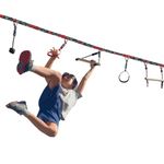 B4 Adventure Slackers Ninjaline 36' Intro Kit with 7 Hanging Obstacles