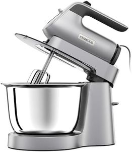 Kenwood Chefette HMP54.000SI - Handmixer und Küchenmaschine in einem, 3,5 l Edelstahl-Schüssel, variable Geschwindigkeit + Pulse-Funktion, 650 Watt, Silber