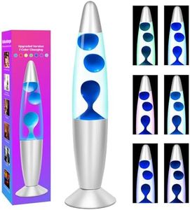 Dalavalampa Color Changing Liquid Motion Lamp, 13" LED Blue Magma Lamp for Adults Kids, Night Light Birthday Gifts for Boys Girls, Home Décor Mood Light for Living Room Bedroom