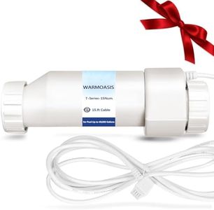 Salt Cell T15 Series Compatible with Hayward T15/T9/T3 Cell,Salt Generator for Inground Pool up to 40,000 Gallons,5 Years Warrnaty Service,Compatible with AquaRite,SwimPure,ProLogic,AquaPlus