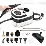 KOLERFLO 2500W Handheld Steam Cleaner – 1200ml Capacity Cordless Portable Multi-Purpose Steamer with Safety Lock and 15 Accessories for Home Sofa Car Floor Clothes Window