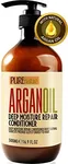 Moroccan Argan Oil Conditioner - Sulfate Free Products for Women and Men - Deep Moisturizing for Dry, Curly, Colored, Damaged Hair - Hydrating Repair, Salon Grade Formula for All Hair Types