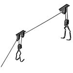 Stanz (tm) Upgraded Garage Utility Ceiling-Mounted Bike Lift, Mountain Bicycle Hoist