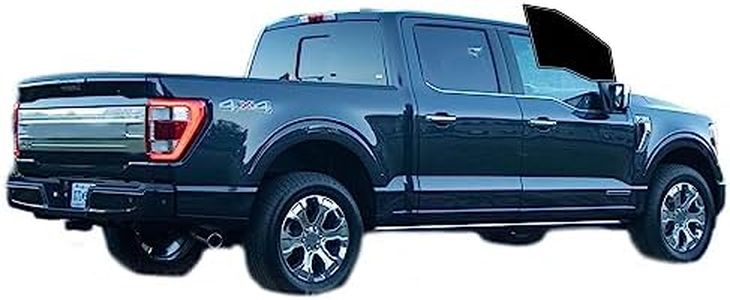 AUTOTEK Precut Window Tint Film Front Two Door Windows Tint Film Cars Sun Blocking Protection Privacy Anti Shatter Glass 2 Ply Computer Cut Any Tint Shade for Ford F150 Crew Cab 2021-2024