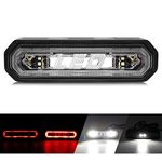 OPPBUY UTV LED Chase Brake Tail Lights,5 Modes Chasing Brake Light Bar,Strobe /Courtesy /Reverse /Running /Brake Light for 1.75''-2'' Roll Bar Polaris 1000 800 900 XP Ranger Can Am Maverick X3