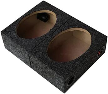 Olsixxuuk Caja de altavoz individual de 6 x 9, caja de altavoz universal sellada, caja de altavoz de coche, caja de subwoofer para coche par de música