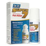 Dr. D’s Super 7 Enhanced Topical Pain Relief - Deep & Fast Acting Natural Pain Relief Roll-On for Arthritis, Muscle, Joint Pain & Minor Back Aches - Paraben & PEG Free Topical Pain Reliever - 88mL