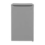 Sharp SJ-UE080M4S-EN Undercounter Fridge, with Icebox, E Rated, 48 cm, Silver