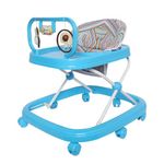 Blushbaby Baby Walker for 6 to 18 Months | Activity Walker | Foldable & Lightweight | Sky Blue