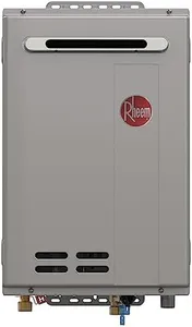 Rheem RTG-70XLP-3 High Efficiency Non-Condensing Outdoor Tankless Liquid Propane Water Heater, 7.0 GPM