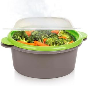 Progressive International Mini Microwave Steamer, Gray
