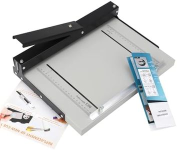 Manual Paper Creaser 13.78Inch Creasing Machine with Extended Positioning Block Paper Folder Folding Machine for Paper Book Covers Cardstock Brochures Invitations