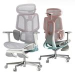 Hbada E3 Pro Ergonomic Office Chair with Dynamic Lumbar Support, 4D Adjustable Headrest for Home Office Chair, 6D Adjustable Armrests Desk Chair, Swivel Big and Tall Computer Chair, Pink