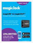 magicJack, New 2023 VOIP Phone Adapter, Portable Home and On-The-Go Digital Service. Unlimited Calls to US & Canada. NO Monthly Bill | Featuring magicIN™ & magicOUT™ Service