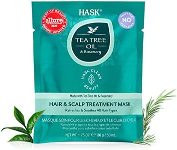 HASK Tea Tree Oil Deep Conditioner Treatment for all hair types, colour safe, gluten-free, sulfate-free, paraben-free - 1 50mL Packette