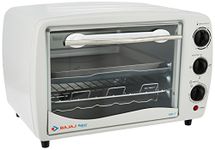 Bajaj 1603T 16 Litres Oven Toaster Grill (16L OTG) With Baking & Grilling Accessories| 1200 W | Oven For Kitchen With Transparent Glass Door| 2 Year Warranty by Bajaj| White