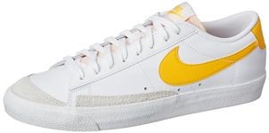 Nike Mens Blazer Low '77 VNTG-White/University Gold-Phantom-Da6364-112-9Uk, Sneaker