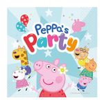 Amscan 9918339 - Peppa Pig Kids Birthday Party Luncheon Napkins - 16 Pack