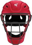 Easton Elite X Catcher's Helmet | Small | Matte Red | Baseball Softball | 2020 | High Impact Absorption Foam | Moisture Wicking BIODRI Liner | High Impact Resistant ABS Shell | Ergonomic Chin Cup