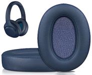 SOULWIT Replacement Ear Pads Cushions for Sony WH-XB900N (WHXB900N WHXB900 XB900), WH-CH710N (WHCH710N WHCH710 CH710), WH-RF400(WHRF400) Headphones, Earpads with Soft Protein Leather, Added Thickness (Blue)