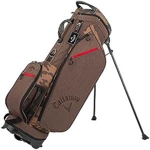 Callaway STN SPL-I BRW FW 23 Caddy Bag (Stand Type, 9.0 Type, 47 Inches, 6.1 lbs (2.8 kg), 6 Divisions, Brown, Men's