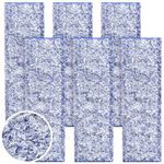 Layhit 6 Pcs Microfiber Dusting Pad 18.3 x 6.1 Inch Mop Replacement Microfiber Cleaning Pad Household Deep Clean Microfiber Dust Pad Compatible with Bona for Hardwood Laminated Wood Tile Floor