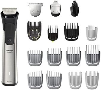 Philips Norelco Multigroom Series 7000, Mens Grooming Kit with Trimmer for Beard, Head, Hair, Body, and Face - NO Blade Oil Needed, MG7910/49