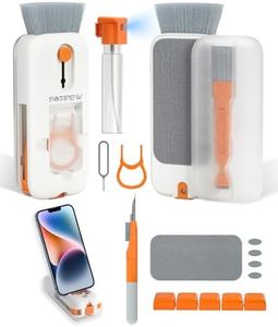 FOTIPEW Kit Pulizia Tastiera,12 in 1 Kit Pulizia iphone,Pennello Pulizia Elettronica per Tastiera Meccanica, iphone ipad macbook,Obiettivo Fotocamera TV con Flacone Spray da 3 ml Compatto con Brevetto