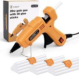 Mulwark Mini Hot Glue Gun and Sticks Set - High-Temp Glue Gun with 30 Glue Sticks - Perfect for DIY Crafts, Repairs, Home, Office & School Projects - 20W Premium Mini Hot Glue Gun