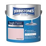 Johnstone's - Bathroom Paint - Ballet Slipper - Mid Sheen Finish - Stain Blocker Paint - Use in Moist & Damp Areas - Low Odour - Dry in 1-2 Hours - 12m2 Coverage per Litre - 2.5L