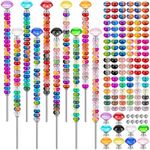 230 Pcs Beaded Garden Stakes, DIY F