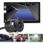 Car Reverse Camera Car Backup Camera18.5mm HD Low Light Night Version Car Reverse Backup Rear View Camera Colorful Display NTSC/PAL