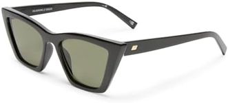 Le Specs Female Velodrome Black Cat-Eye Sunglasses