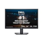 Dell SE2422H 24-Inch/60 cm FHD Monitor 1920X1080 Pixels @75Hz, VA Panel, 3-Yr Manufacturer Warranty, 16.7M Colours, Brightness 250 cd/m², Contrast Ratio 3000:1, HDMI & VGA, Tilt Adjust, AMD FreeSync