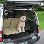 Kurgo Cargo Cape, Dog Car and SUV Boot Liner, Waterproof & Stain-Resistant, Includes Bumper Guard, Hampton Sand