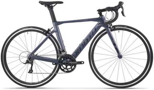 KOOTU Carbon Road Bike, Carbon Fiber Frame Road Bicycles 700C Wheels Racing Bike with SORA R3000 18 Speeds Groupset Ultra-Light Bicycle