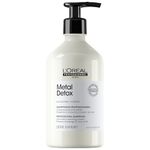 L’Oréal Professionnel Metal Detox Shampoo, Prevent Breakage & Colour Fade from Hard Water, Clarifying Shampoo that Prevents Damage, Sulphate-Free & Vegan, 500ml
