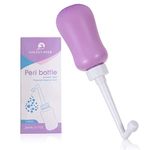 GOLDEN DEER Peri Bottle for Postpartum Care for Perineal Recovery and Cleansing After Birth 12.7 OZ Color: Purple