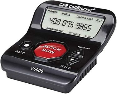 CPR V5000 Call Blocker - Pre-Programmed with 5000 Known Nuisance Callers - Easily Block All Scam and Unwanted Calls on Landline Phones.