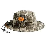 MISSION Mossy Oak Camo Cooling Bucket Hat - 3" Wide Brim Sun Hat for Men and Women Unisex - UPF 50 Sun Protection, Cools When Wet, Bottomland
