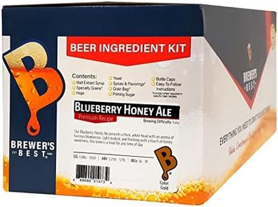 Brewer's Best - 1073 - Home Brew Beer Ingredient Kit (5 gallon), (Blueberry Honey Ale) Golden