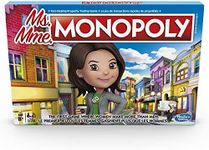 Hasbro Ms. Monopoly Board Game; First Game Where Women Make More Than Men; Features Inventions by Women; Game for Families and Kids Ages 8 and Up