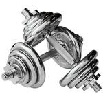 VIAVITO 20kg Chrome Dumbbell Set