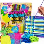 Made By Me Ultimate Weaving Loom by Horizon Group USA, Includes Over 360 Craft Loops & 1 Weaving Loom (Amazon Exclusive), Multicolor